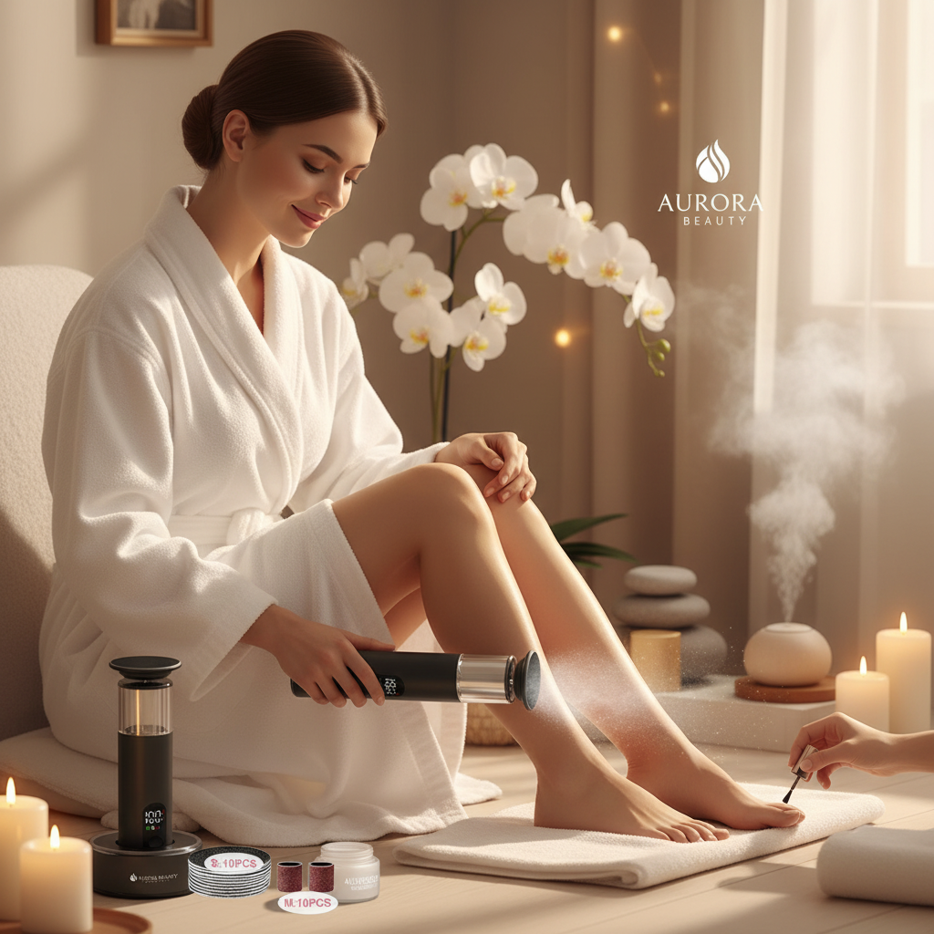 Electric Foot Grinder — Lifestyle