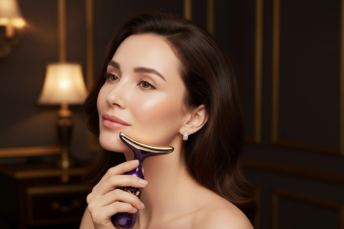 3-in-1 gezichtsmassage en LED beautytool – productfoto