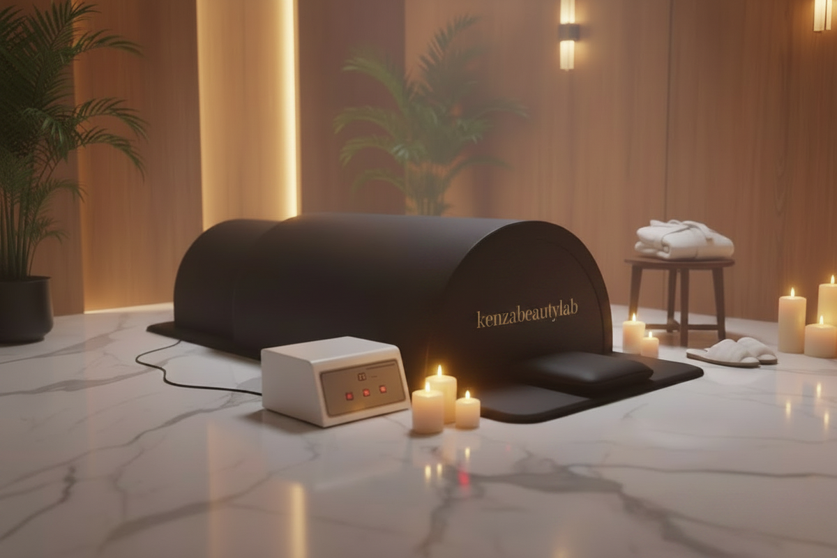 Zwarte Infrarood Sauna Dome – wellness lifestyle