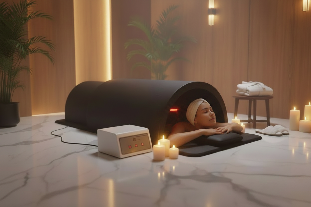 Infrarood Sauna Dome met Roodlicht – full body wellness thuis