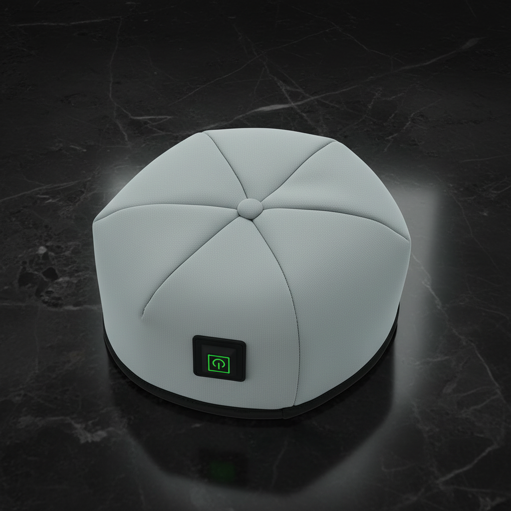 LED Cap - Flat lay