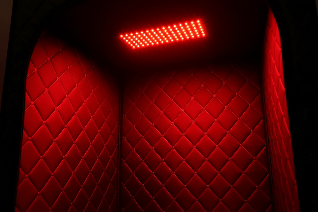 660nm rood licht LED detail van draagbare infrarood sauna