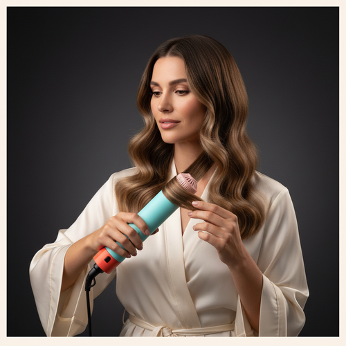5-in-1 Multi Styler haarstyling in gebruik Kenza Beauty Lab