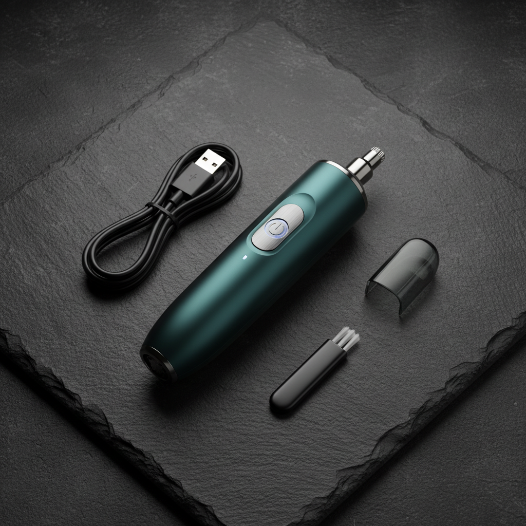 Neus Oor Trimmer flat lay