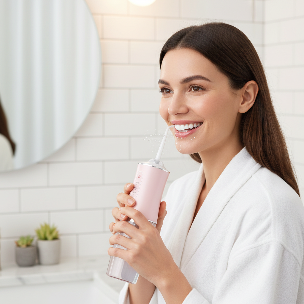 Elektrische Waterflosser — lifestyle sfeerbeeld