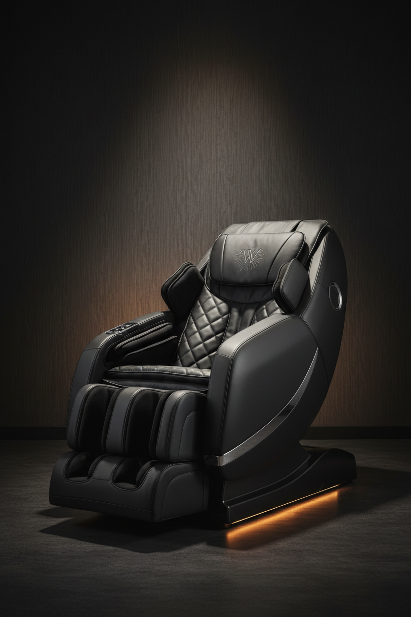 Zwarte Massagestoel — Studio